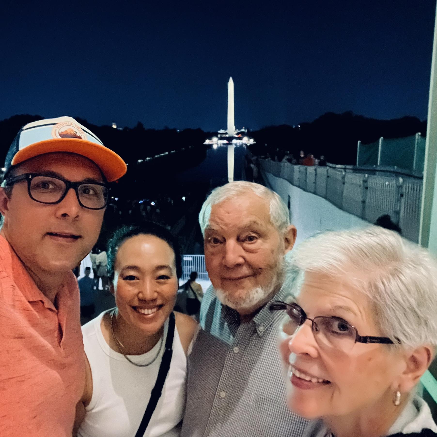 A gnat-infested night by the National Mall