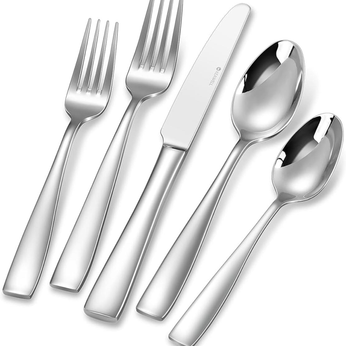 Keawell Premium Louis Silverware Set, 18/10 (Set of 65)