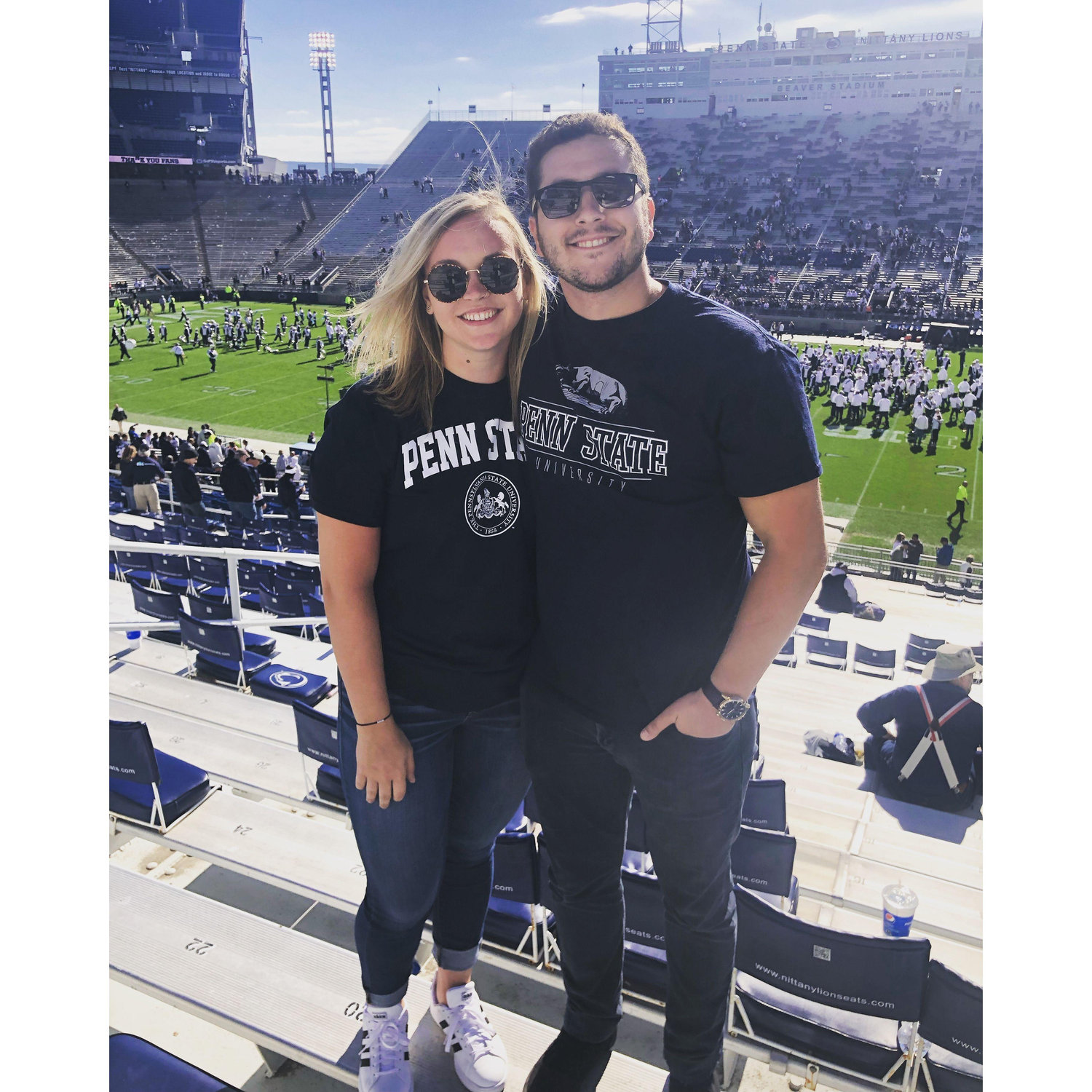 Our first football game together