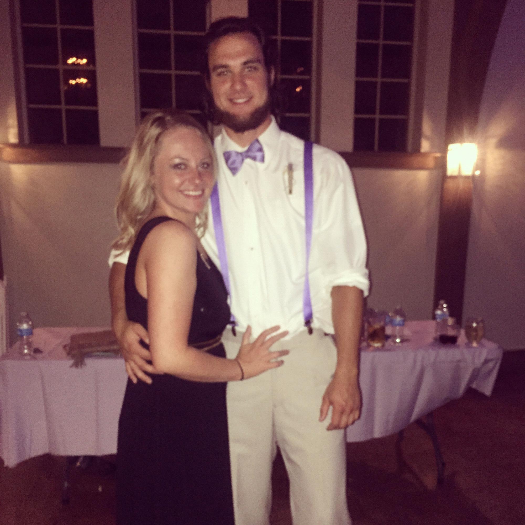 Our first photo together, August 2015