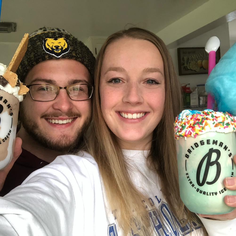 Ice cream from our favorite Duluth spot, Bridgeman's!
