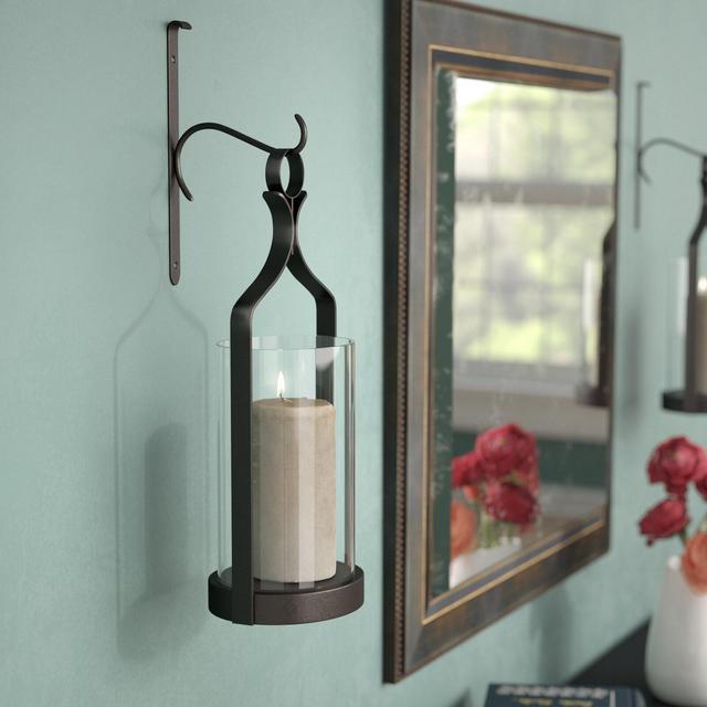 Tall 16" Glass Wall Sconce