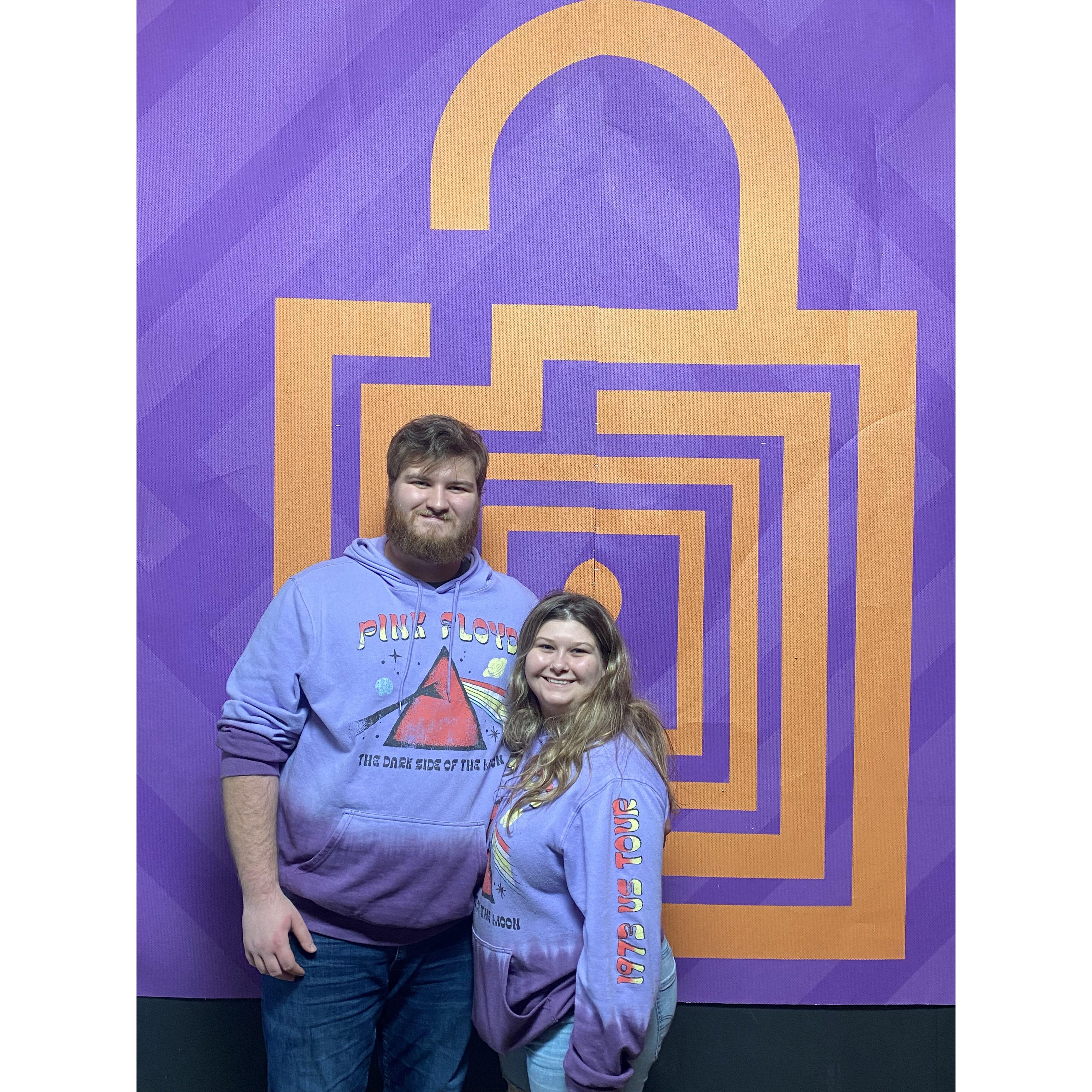 January 2024-After we got engaged we went to our favorite restaurant in Owensboro Kentucky then went to an escape room for the first time. And we successfully won!