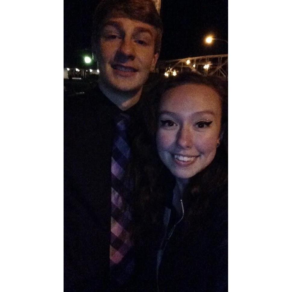 This was our first picture together!