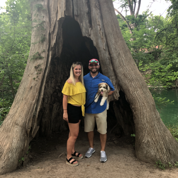 Family photo during our weekend in the Hill Country looking for venues.