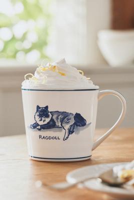 Molly Hatch Stoneware Cat Mugs