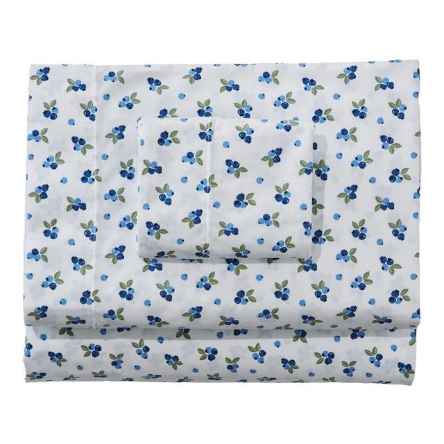 Blueberry Percale Sheet Collection