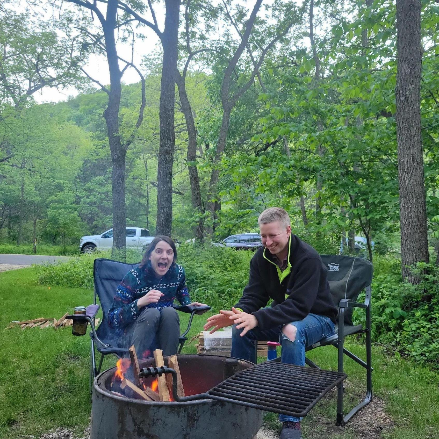 Em's first time camping