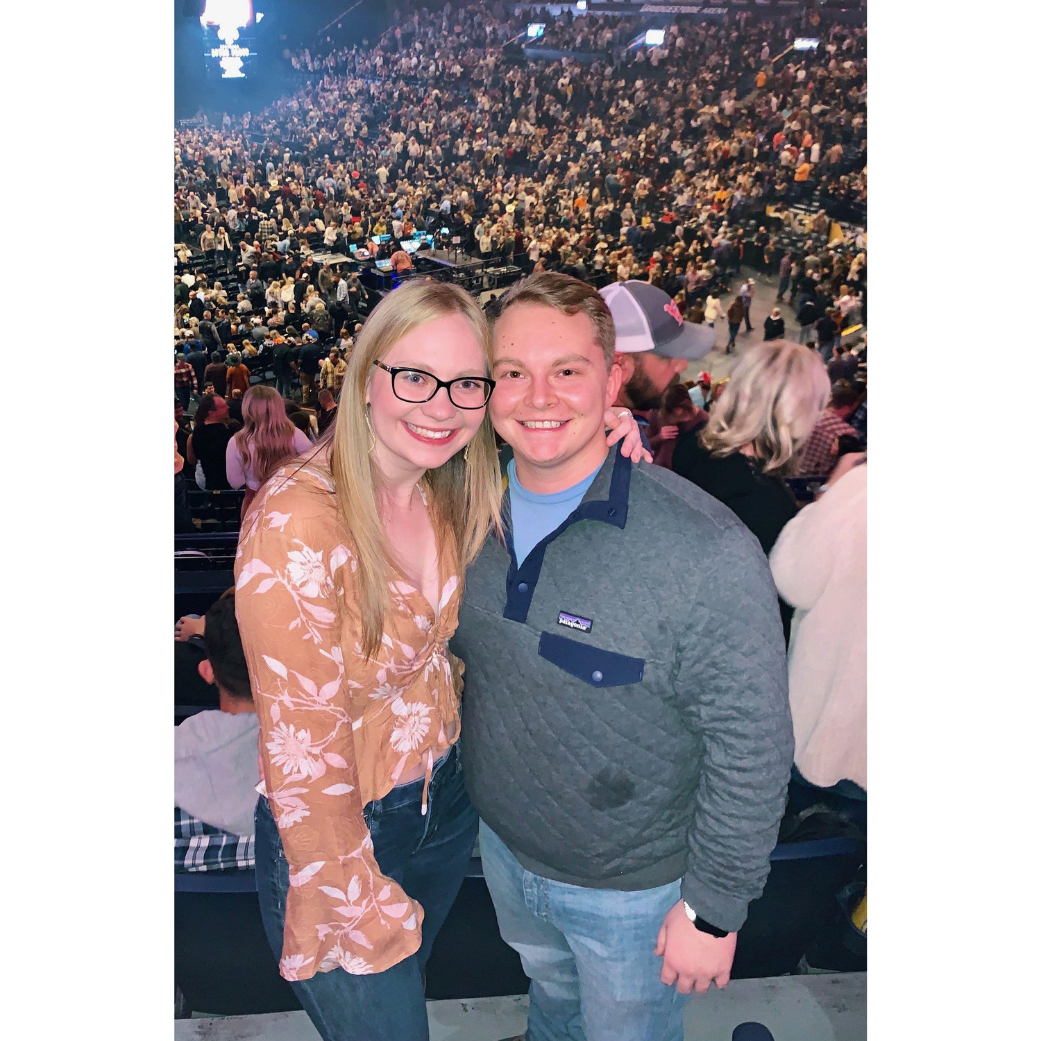I believe this was the first concert we went to together. She surprised me with tickets to see Morgan Wallen and Luke Combs in Nashville.