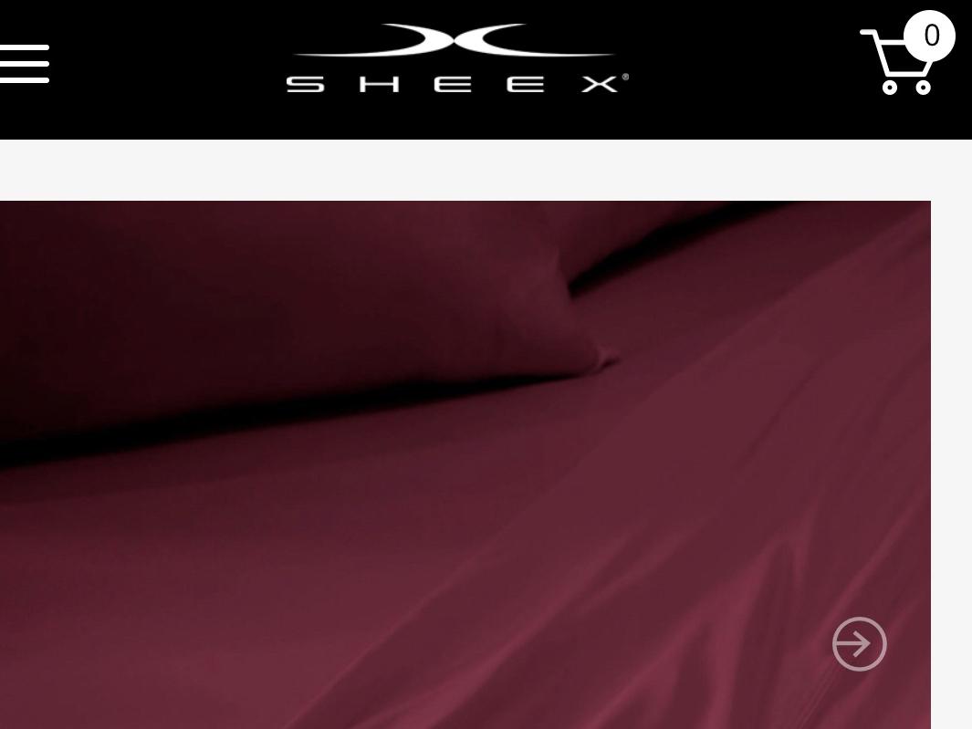 Sheex (Cooling Bedroom Sheets - Cranberry)
