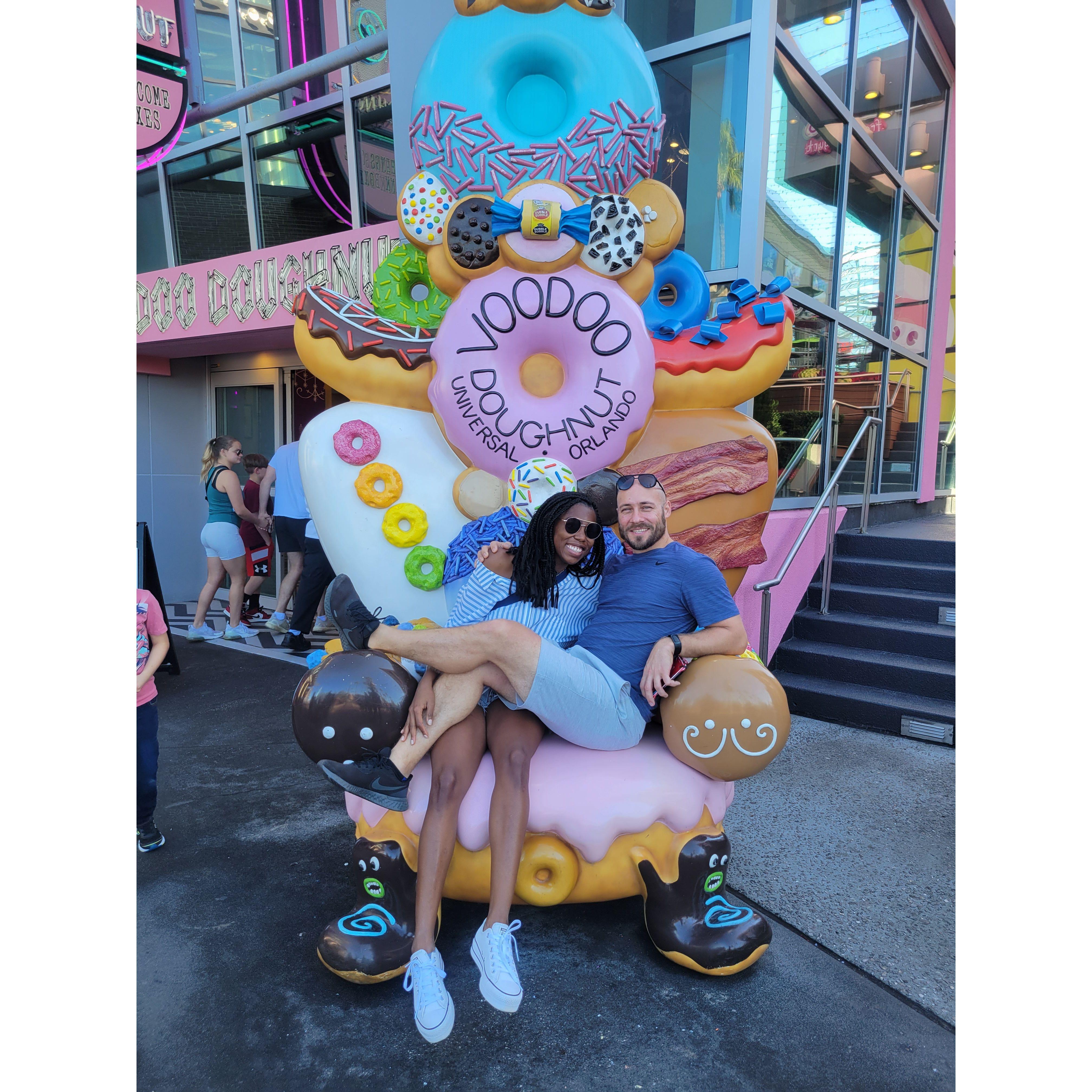 Donuts make us look good, eh?