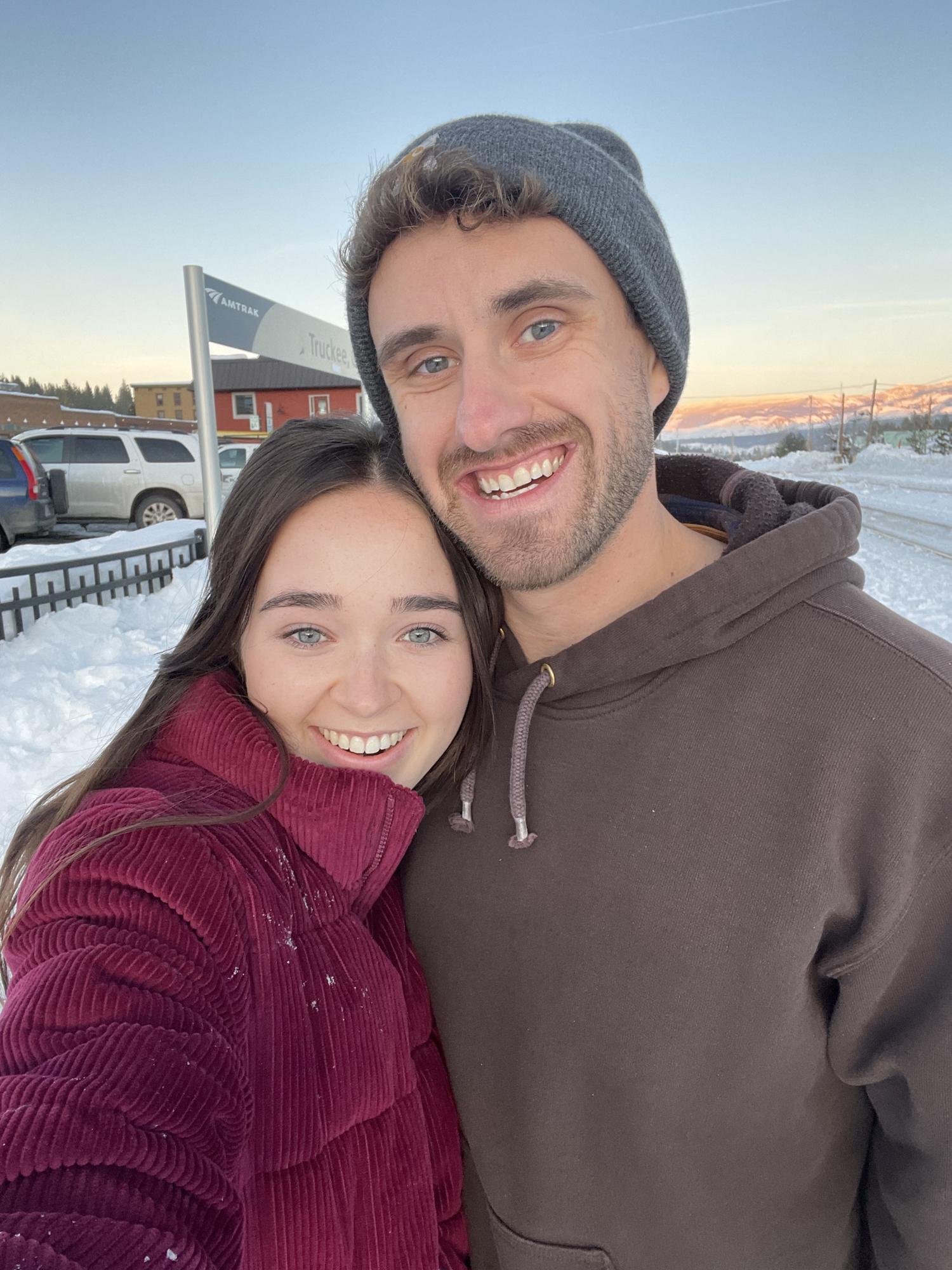 January 1, 2022:
Our first *intentional* photo together.