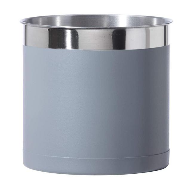 OGGI Steel Holder Utensil Crock, Jumbo, Warm Gray - 7"