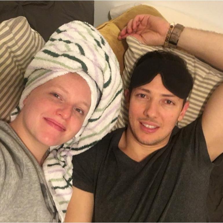 Exhausted after moving into our first apartment!