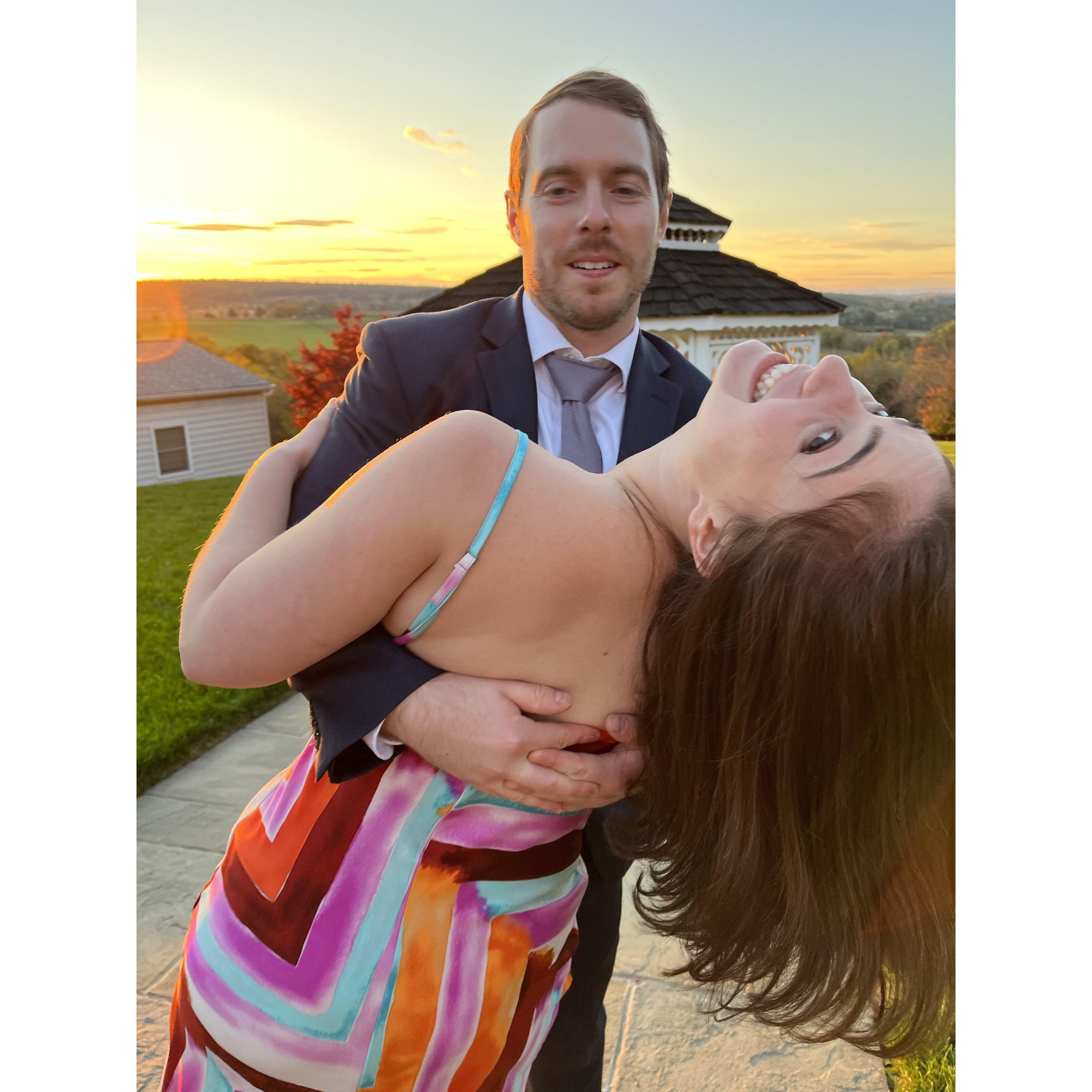 November 2023 - celebrating friends wedding in Virginia