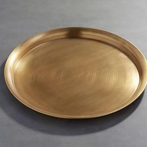 Bleecker Bar Metal Round Tray