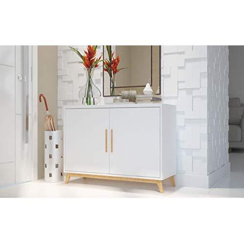 Floor Buffet Sideboard Storage Cabinet Console Table Cupboard Chest 2 Door for Hallway, Living Room and Kitchen