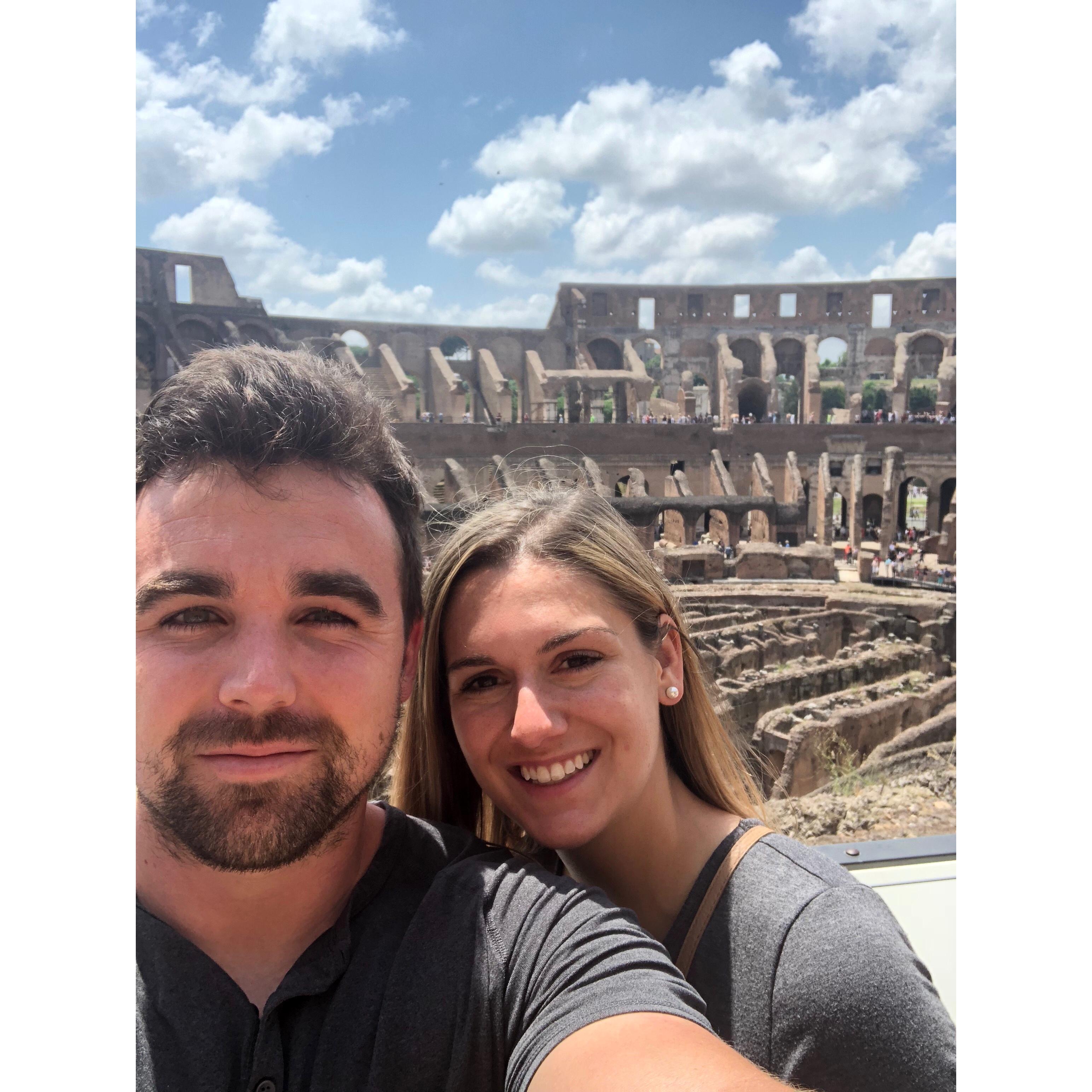 Wrapping up our trip in Rome, The Colosseum