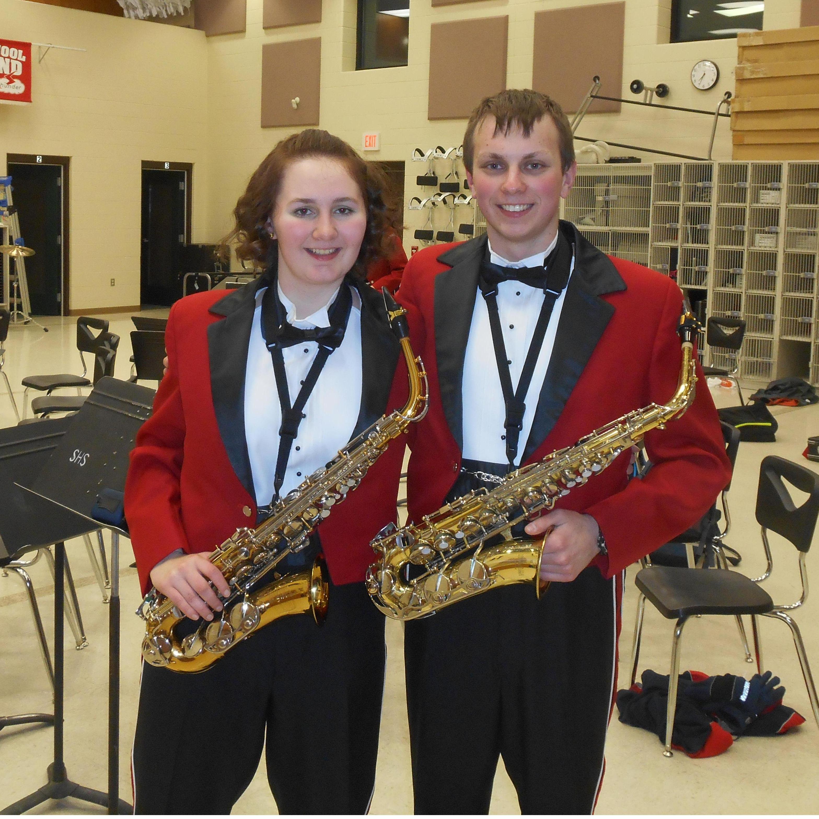 High school band concert - early 2014