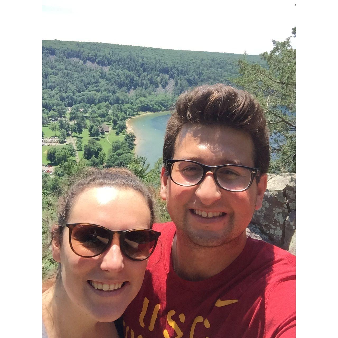 June 2018 at Devil's Lake State Park in Wisconsin