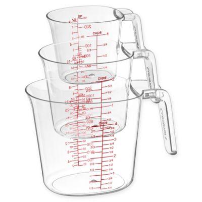 Cuisinart® 3-Piece Clear Measuring Cup Set