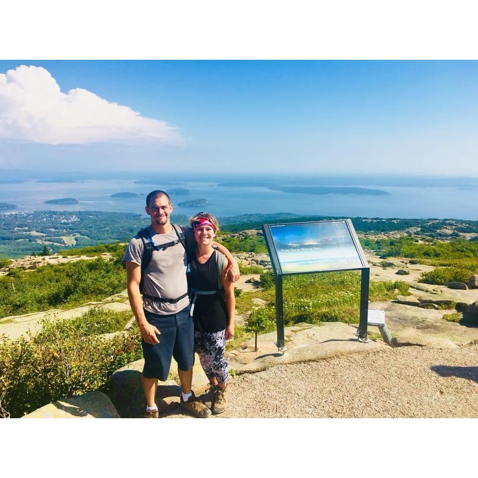 We could have just driven up Cadillac Mountain (the tallest peak in Acadia National Park, Maine), but what's the fun in that?! We hiked over ten miles up and down and all around this day!