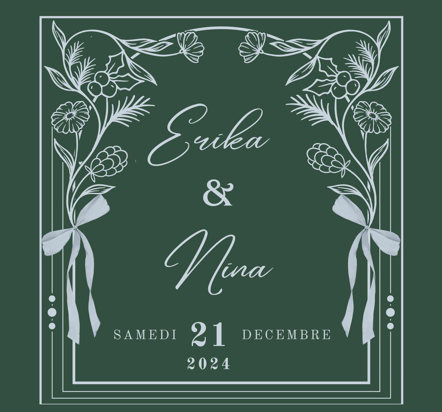 The Wedding Website of Nina Dours and Erika Yerger