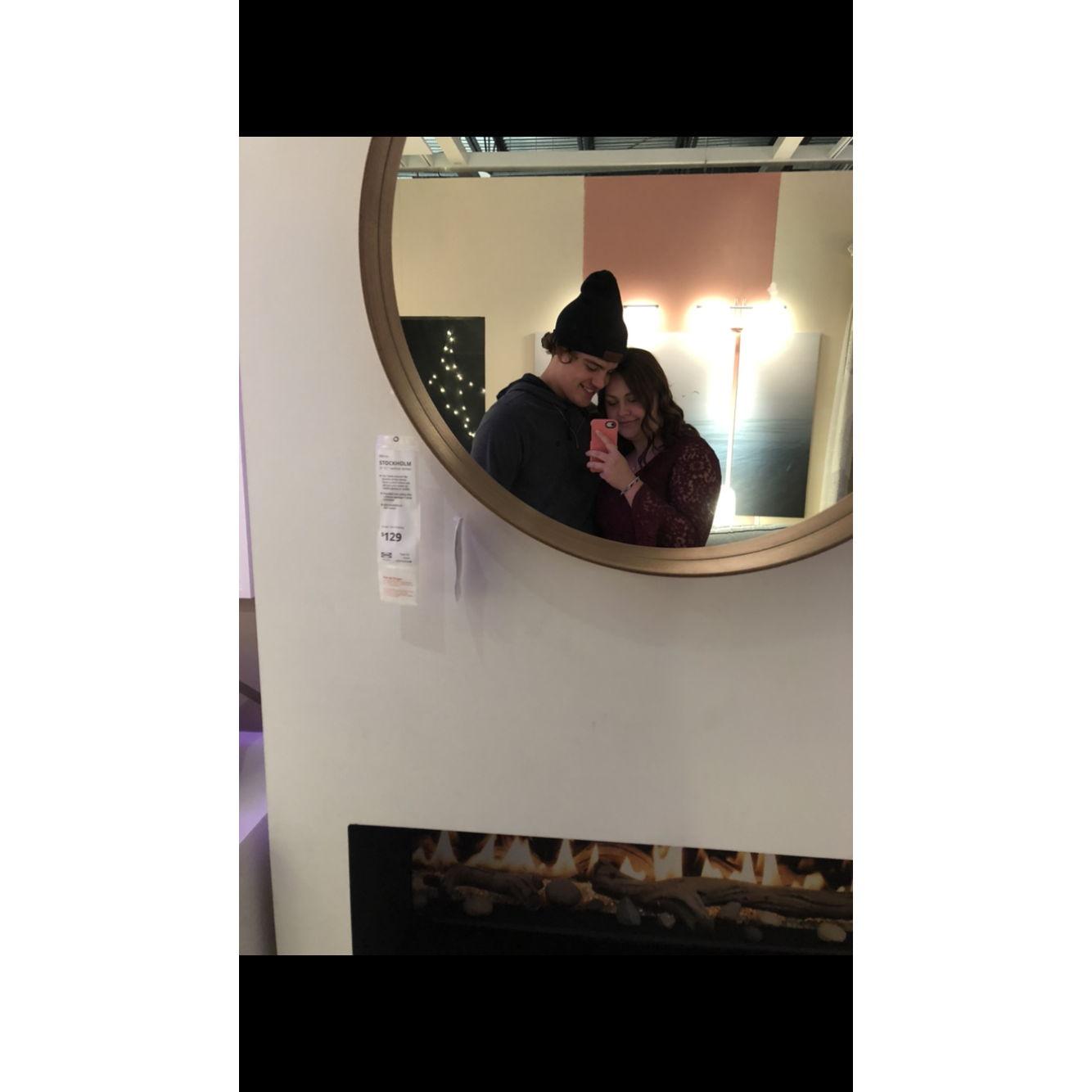 Our second date ever! Shoutout to IKEA :)