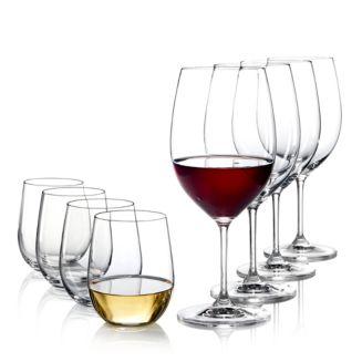 Vinum Cabernet & O Chardonnay Wine Glasses, Set of 8
