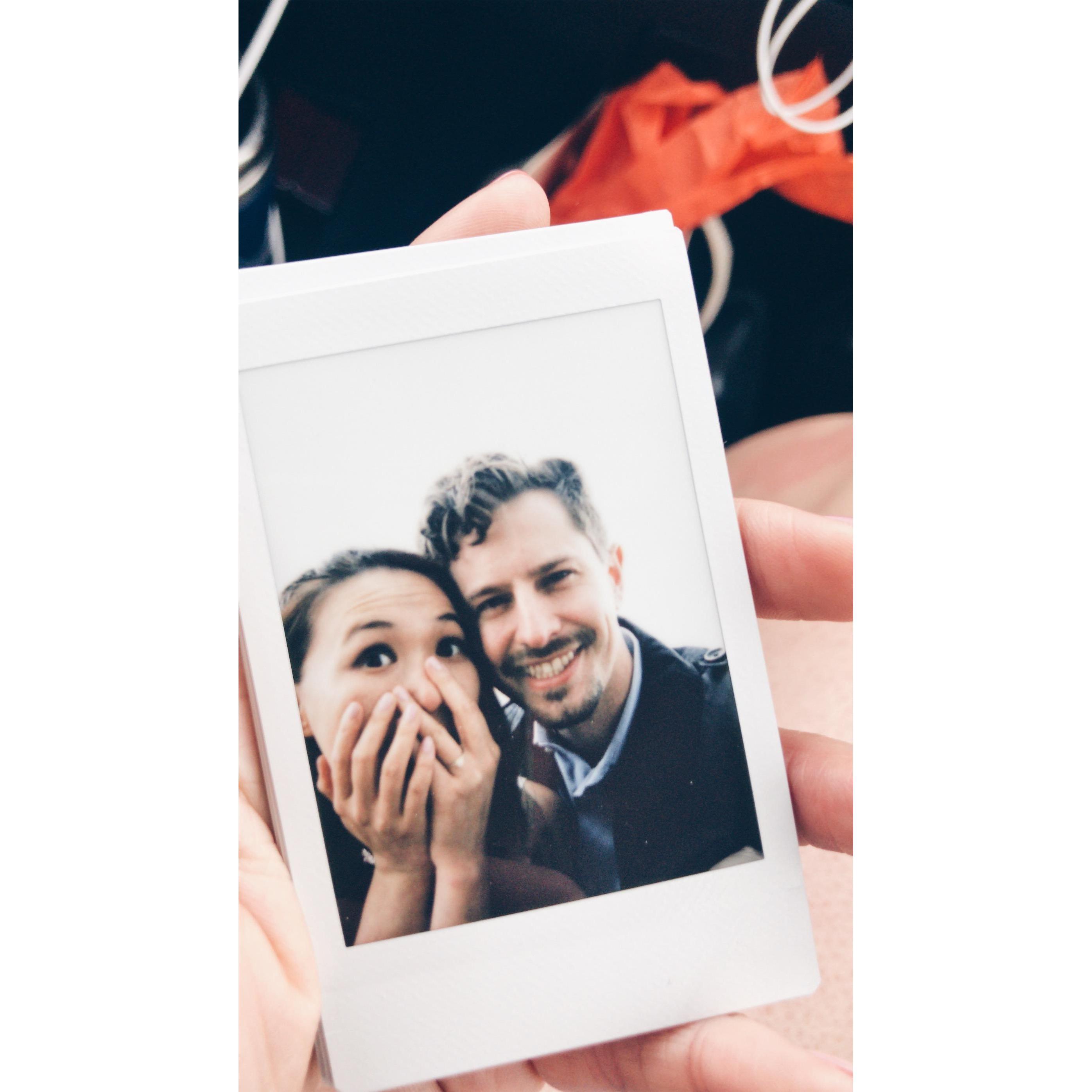 The day we got engaged!