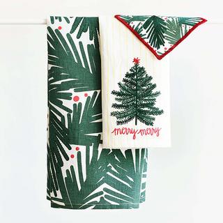 Balsam & Berry Tree Kitchen Towel, Set of 2