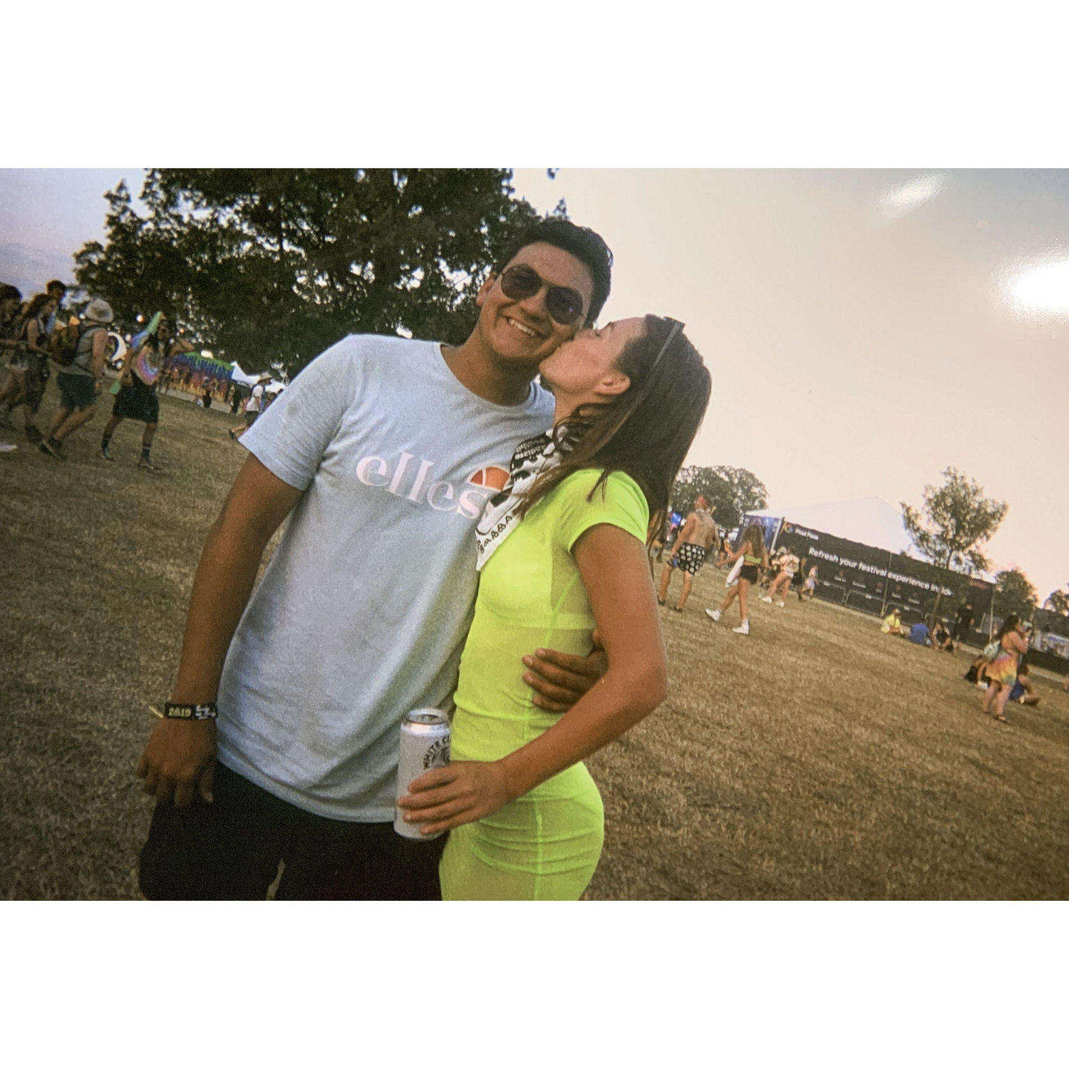 Our first Bonnaroo together, a place we've come to love!