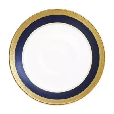 Noritake® Odessa Cobalt Saucer in Gold