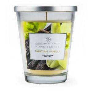 11.5oz Glass Jar Candle Tahitian Vanilla - Home Scents By Chesapeake Bay Candle