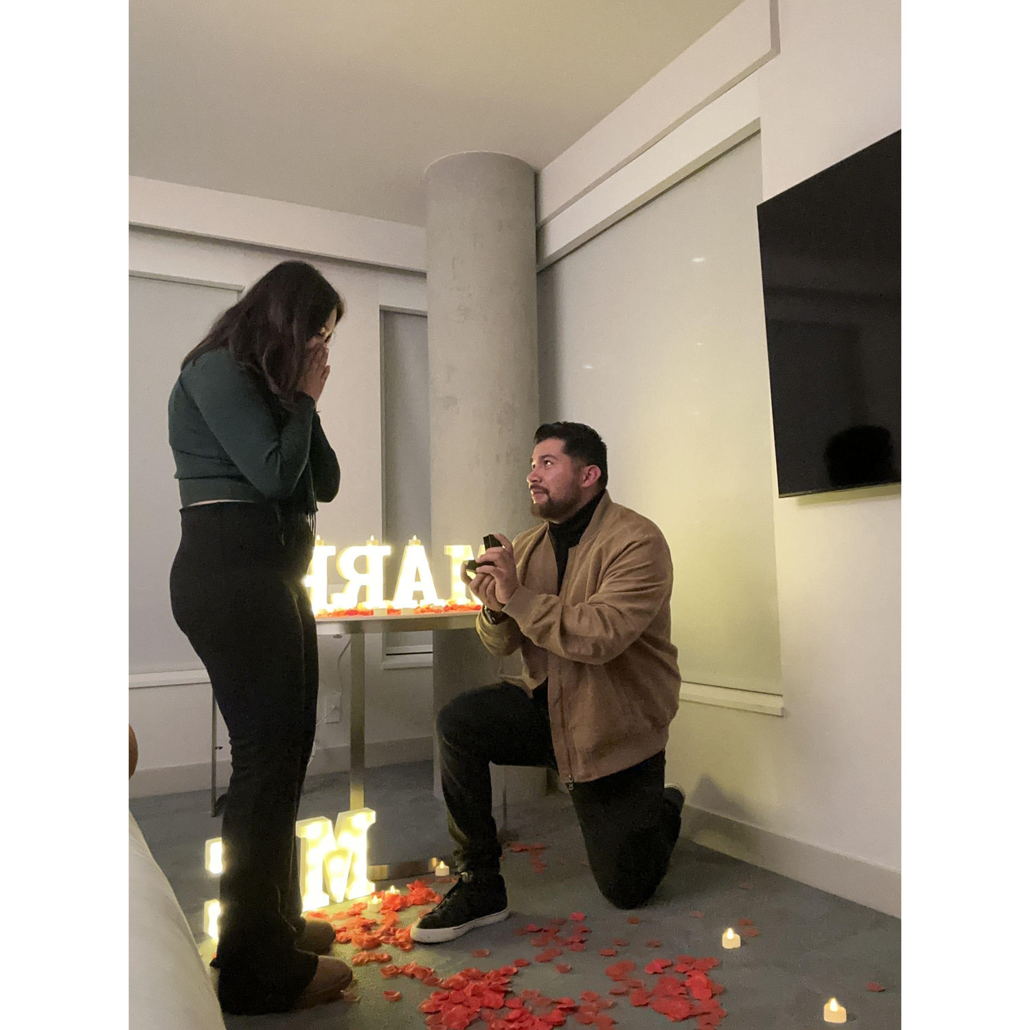 she said yes