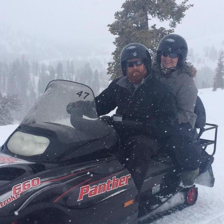 Snowmobiling in Tahoe
