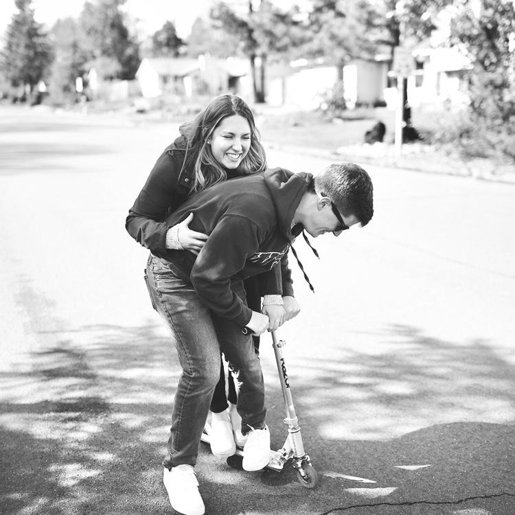 Our first picture together after we started dating!