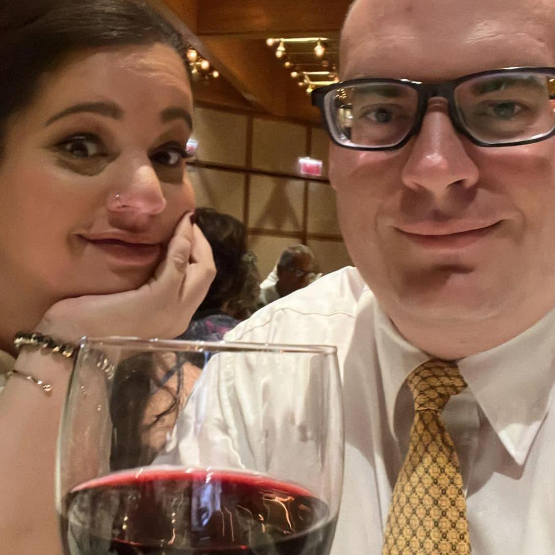 Life is fine when you have red wine.