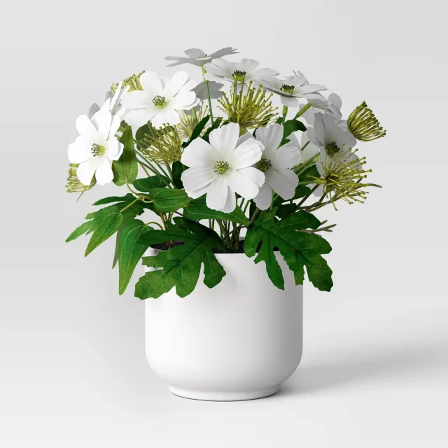 White Floral Artificial Arrangement - Room Essentials™