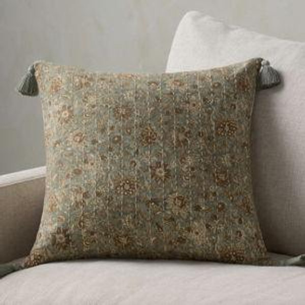 Ayana Pillow-Green/multi | Joon Loloi with poly filled pillow inserts