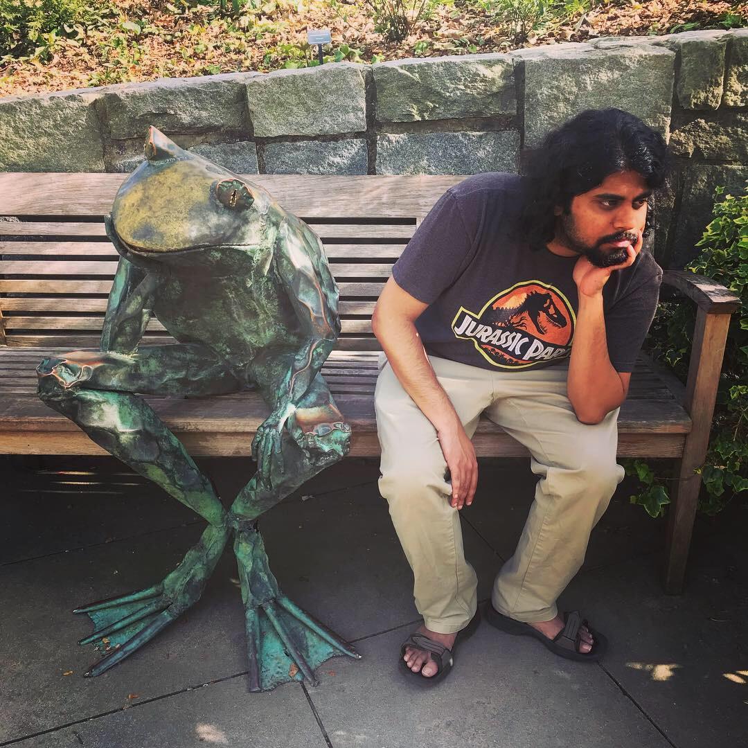 Nav's love of frogs consumes him.