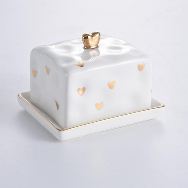 Pampa Bay Heart To Heart Covered Butter Dish