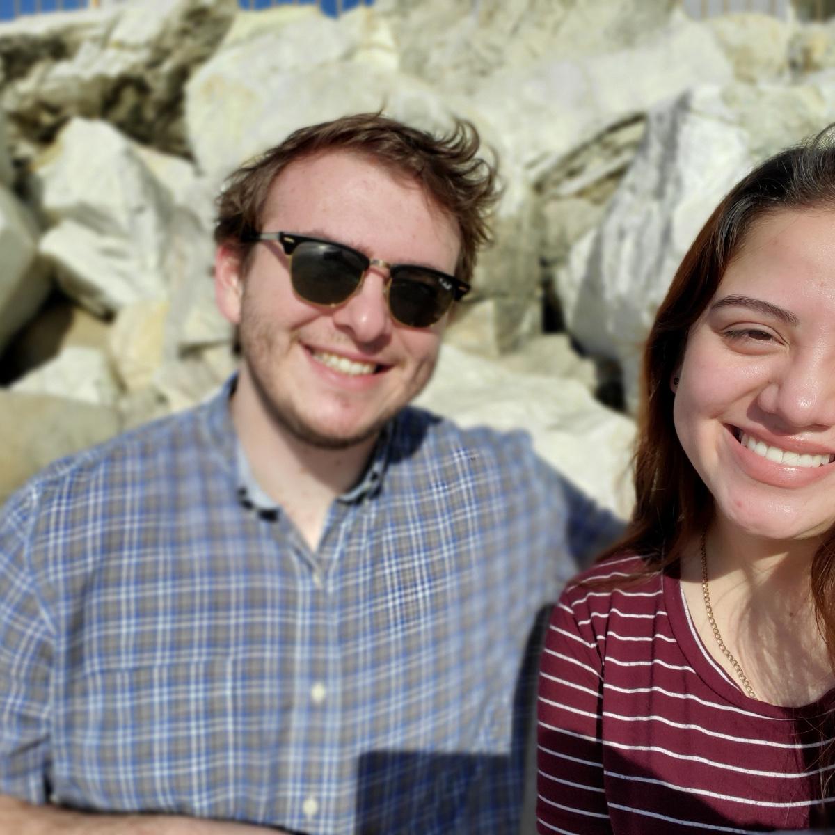 First date at the beach!