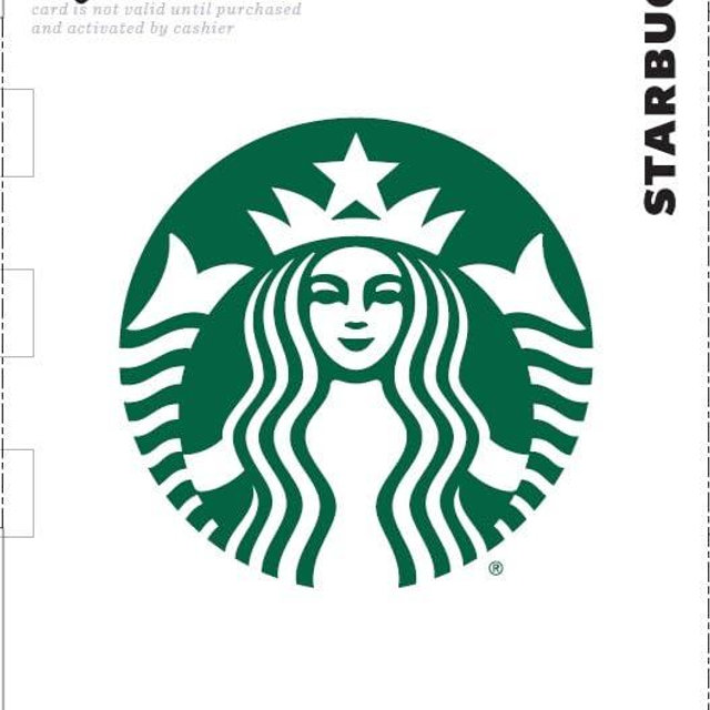 Starbucks Physical Gift Card - $25