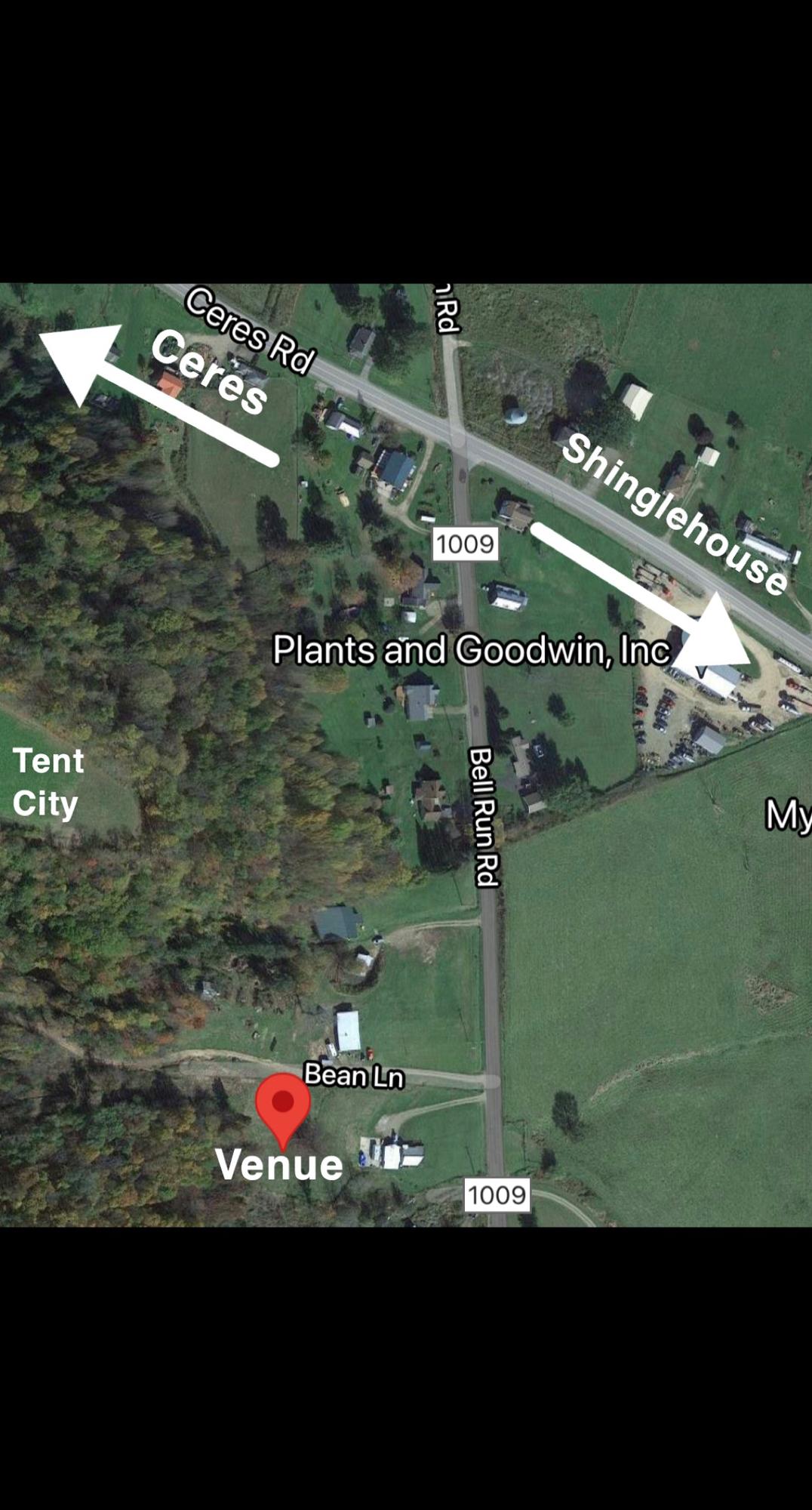 Venue Location Map