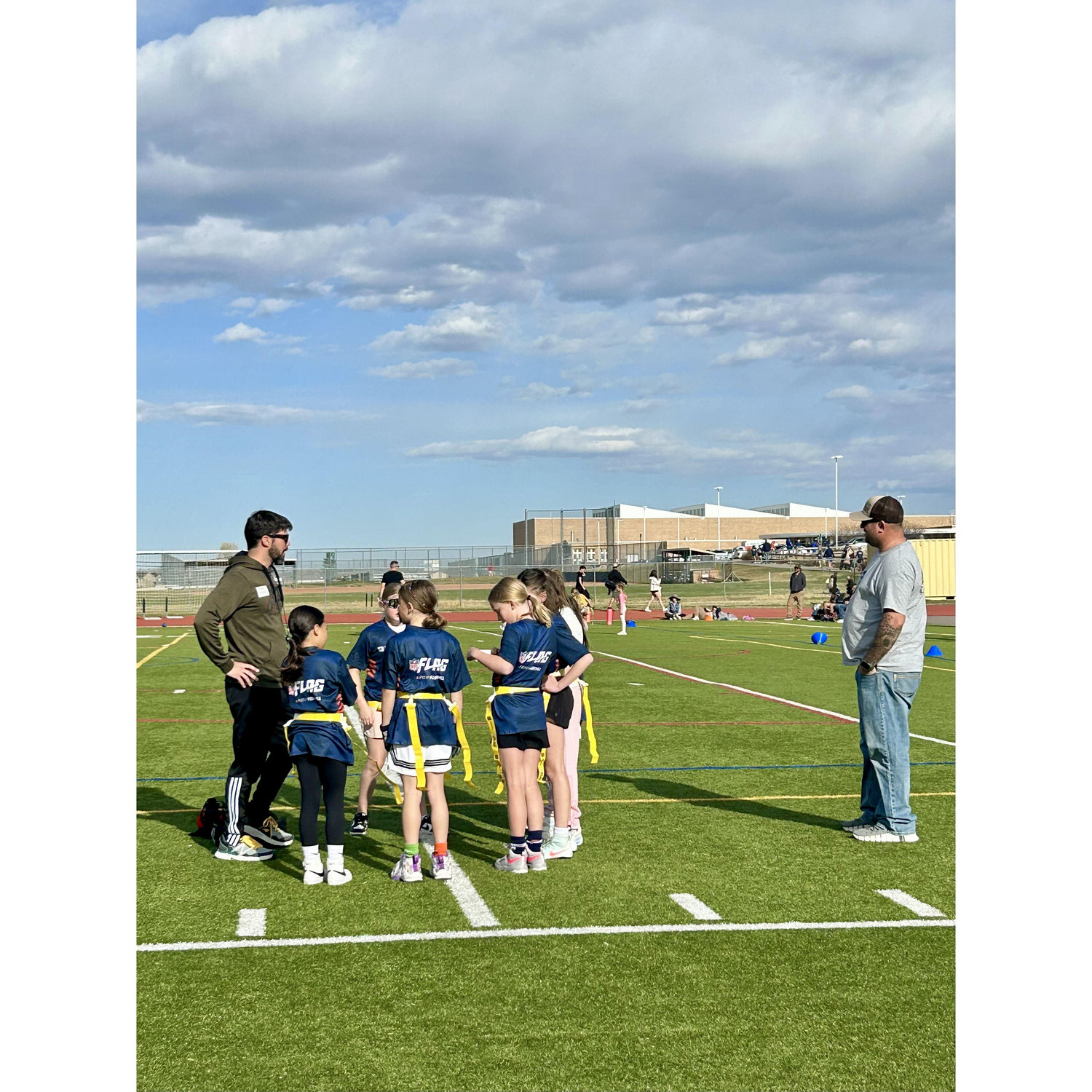 Coach Black, head coach of Sadie's flag football team!