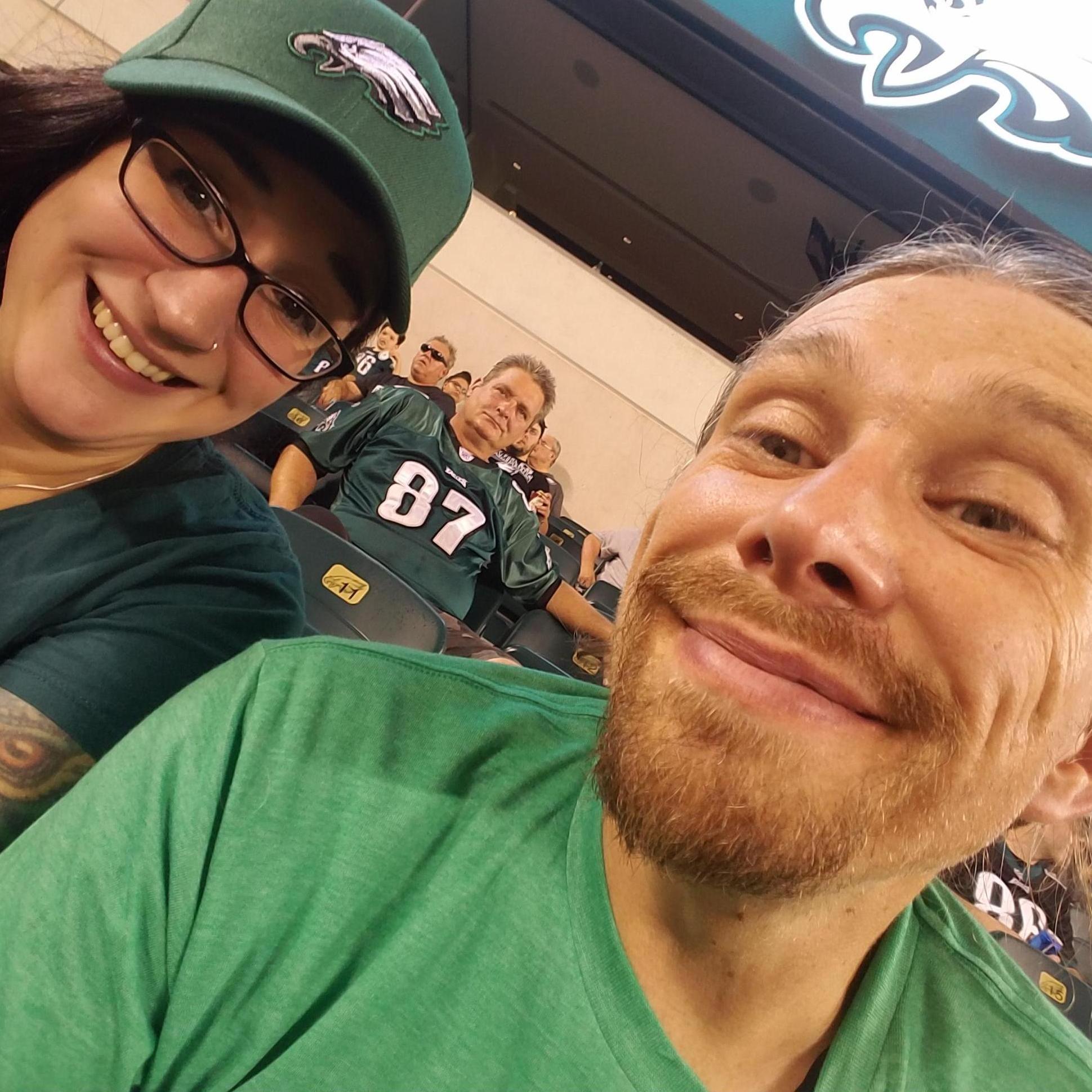 Philadelphia EAGLES fans: Our first football game