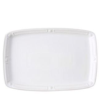Berry & Thread French Panel Whitewash Platter, 16.5"