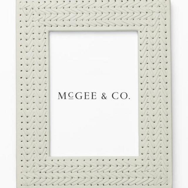 Stitched Leather Frame (large), McGee & Co