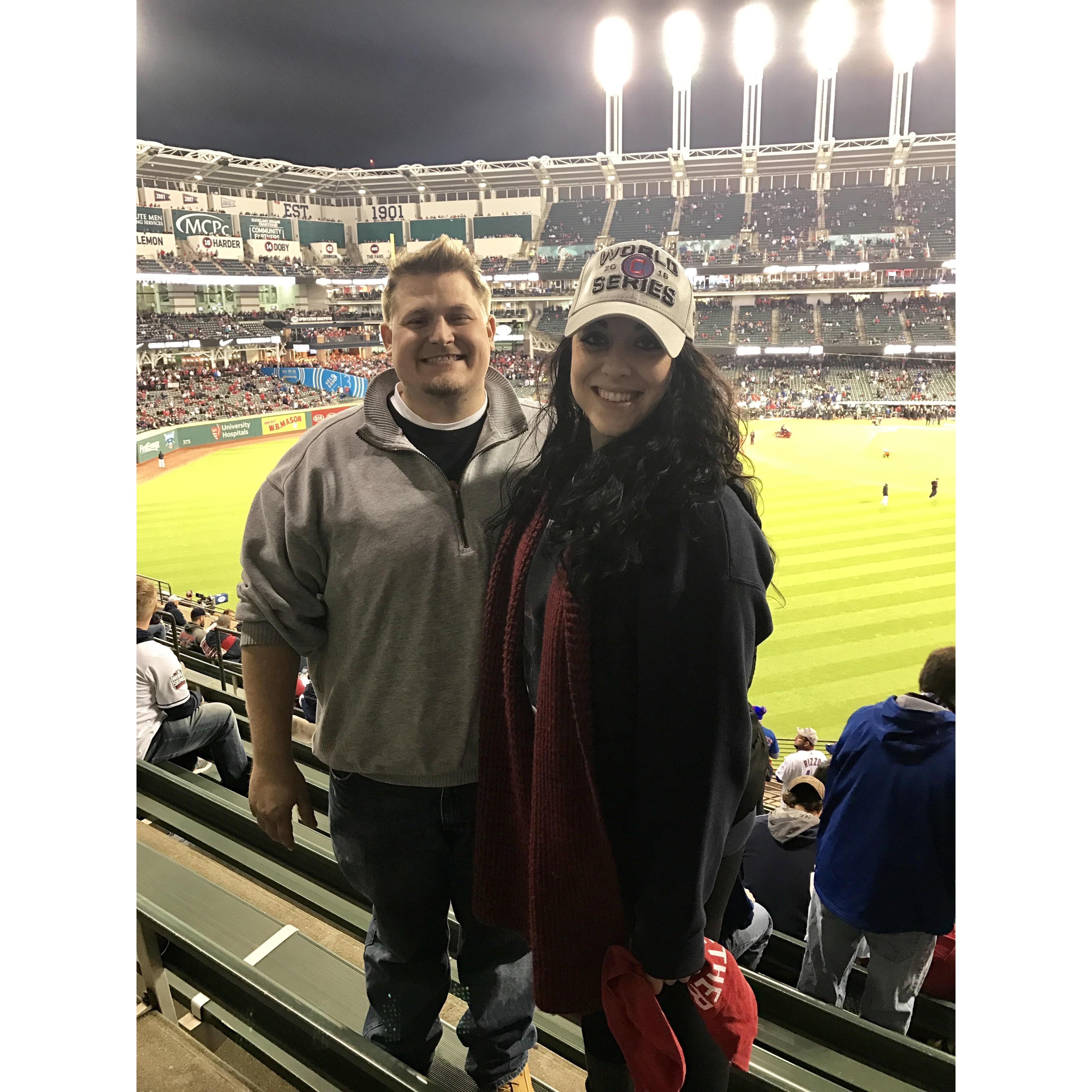Seeing the Cleveland Indians in the WORLD SERIES!